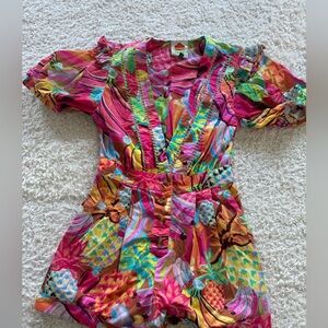 Farm Rio Fruit Salad Romper